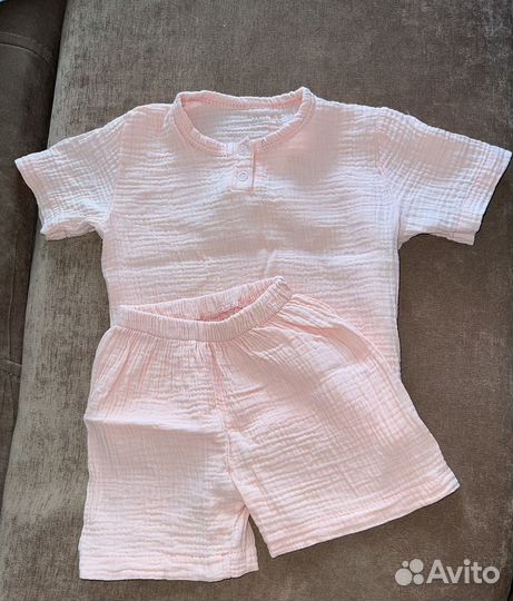 Муслиновый костюм для девочки