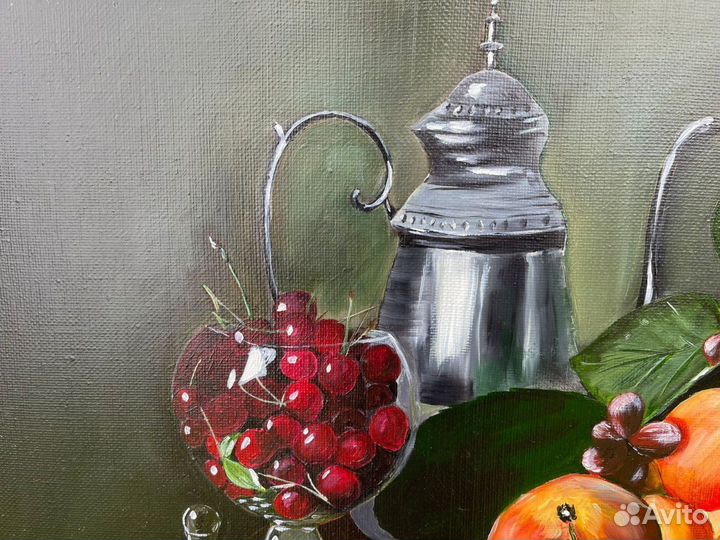 Картина маслом на холсте натюрморт новая 50 70