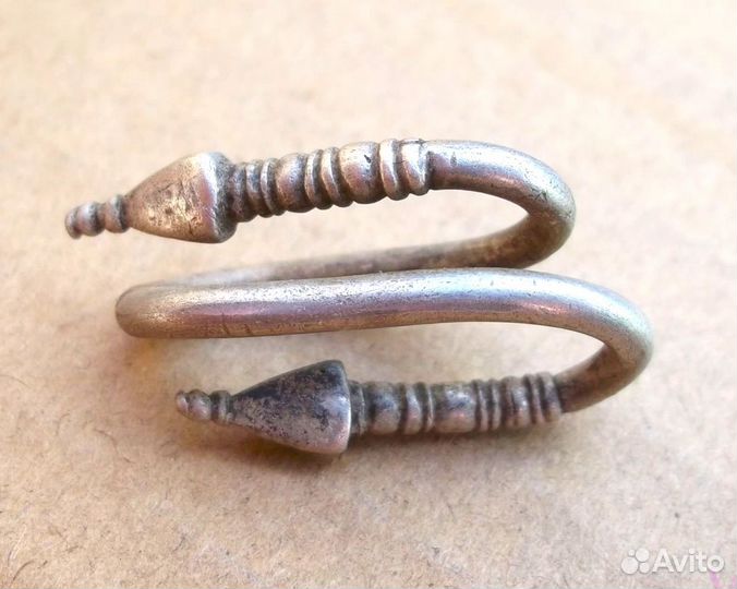 Антика Серьга Височник подарок Серебро. № 2