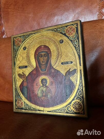 Икона Богородица Знамение