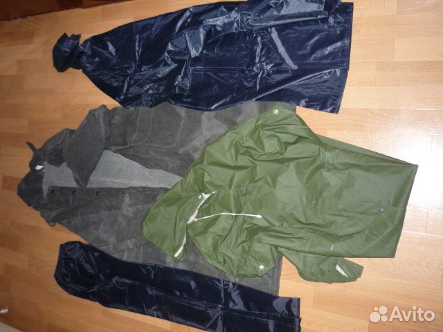 Рабочий плащ дождевик, плащ-палатка