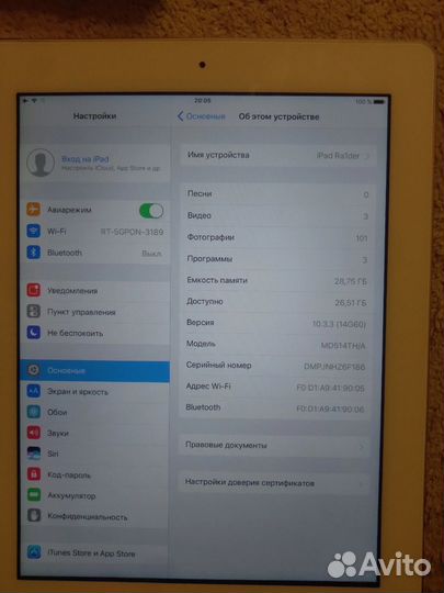 Планшет apple iPad 4