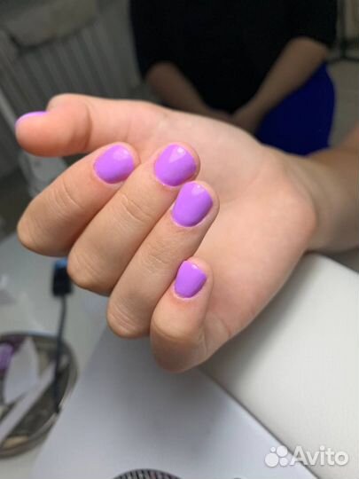 Маникюр с укреплением гель лаком