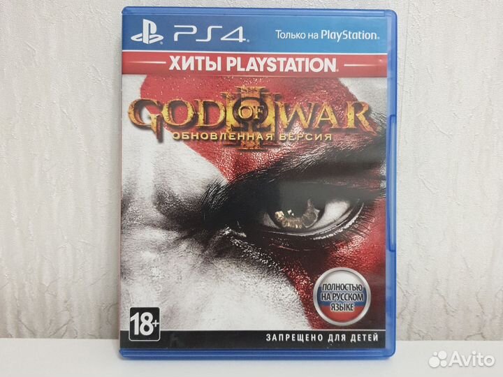 Диск - God of war 3 для PS4 и PS5
