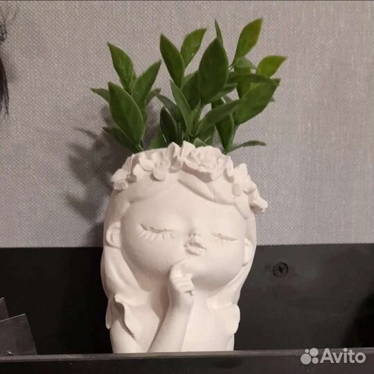 Кашпо из гипса