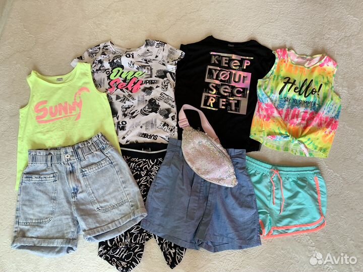 Одежда пакетом для девочки 134-146