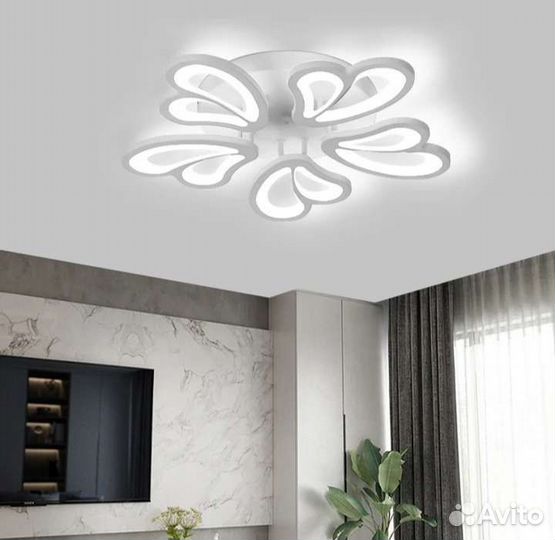 Светодиодная люстра с пультом управления