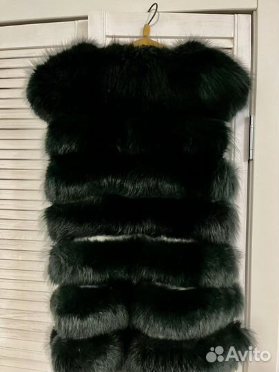 Песцовая жилетка