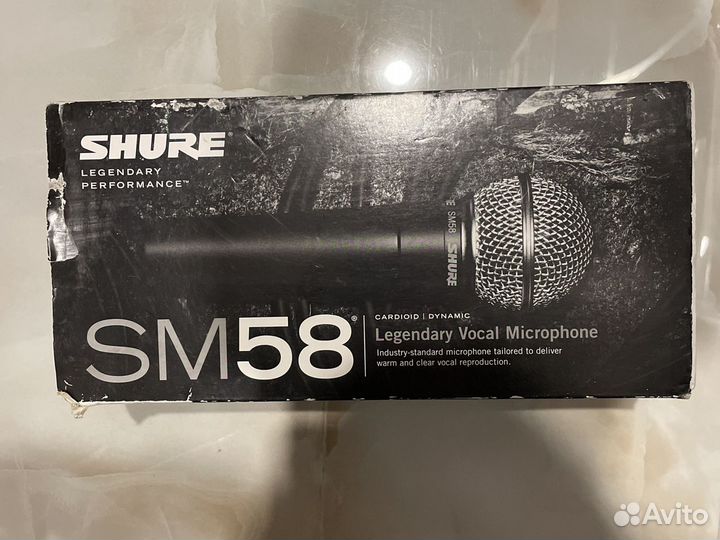 Shure SM58 новый оригинал