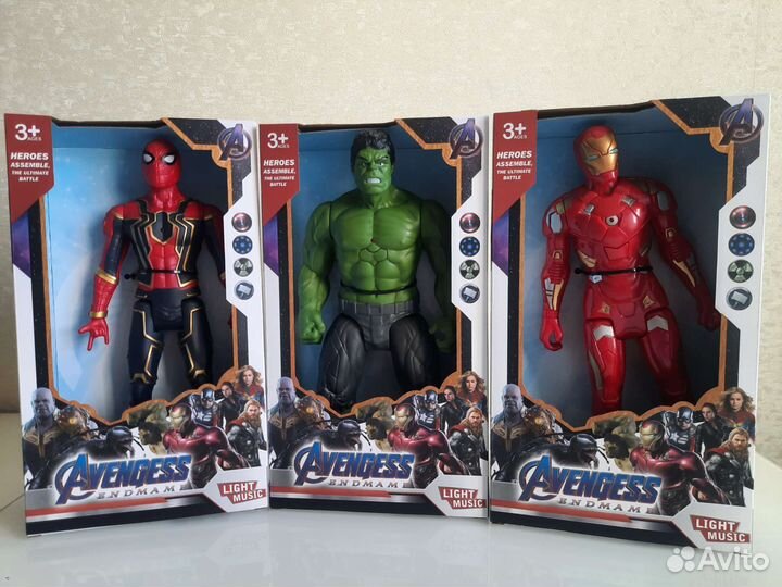 Человек-паук, Железный человек, Халк, Супергерои