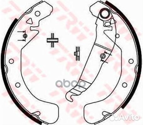 Колодки тормозные барабанные зад GS8637 TRW