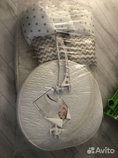 Детская кроватка трансформер 7 в 1 с маятником