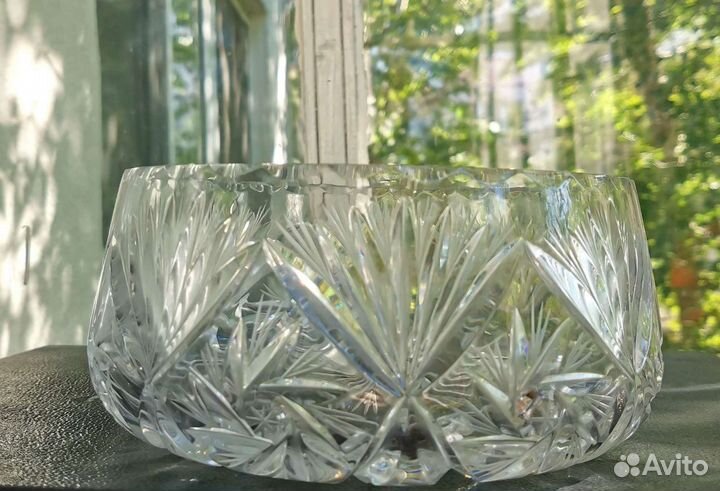 Ваза Хрустальная конфетница СССР