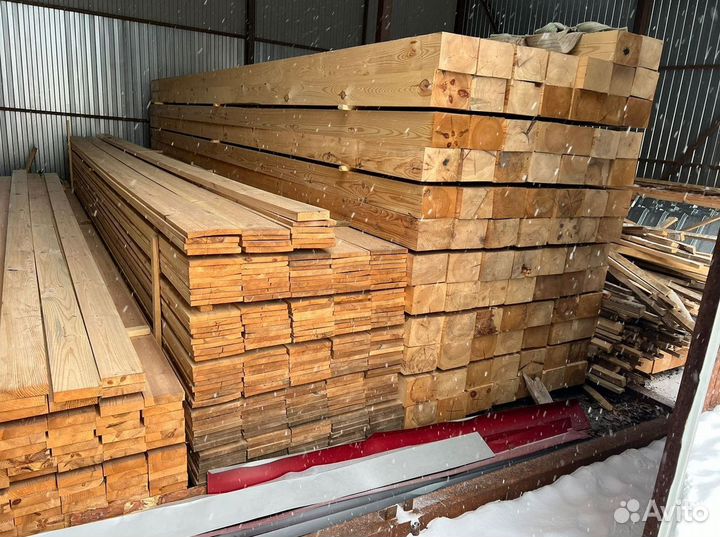 Брус обрезной 200х200х6000мм 1 сорт ГОСТ
