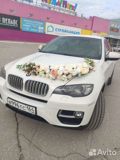 Свадебные украшения на машину