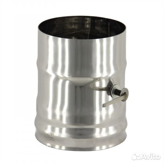 Шибер Поворотный D115мм 0,5мм aisi430