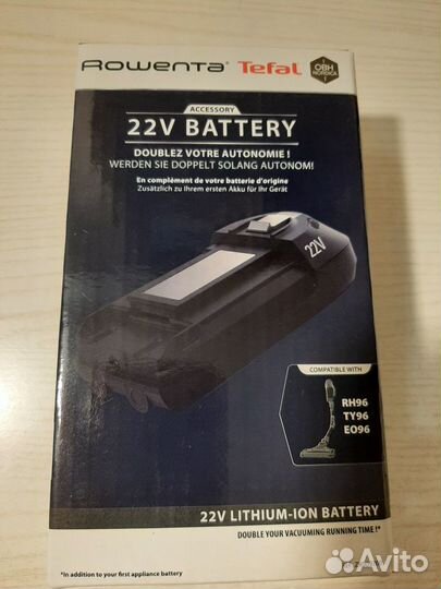 Оригинальный аккумулятор ZR009700 для пылесоса