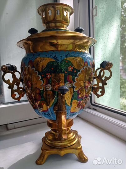 Самовар тульский из СССР (1991г.). Электрический