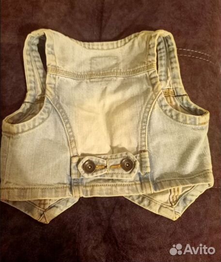 Болеро / жилетка джинсовая