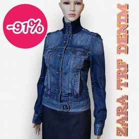 Куртка джинсовая Zara TRF Denim р-42