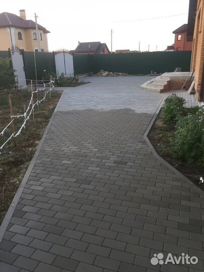 Укладка брусчатки