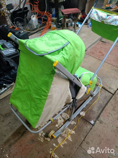 Коляска санки