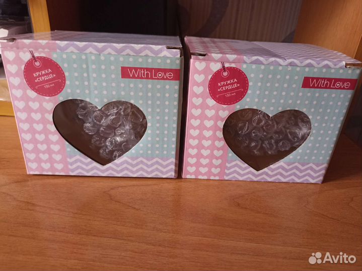 Кружка в виде сердца