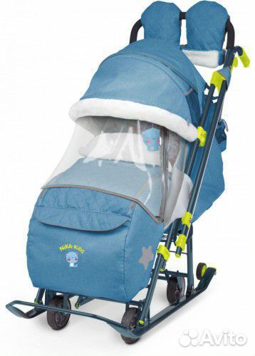 Детские санки коляска ника 7-3