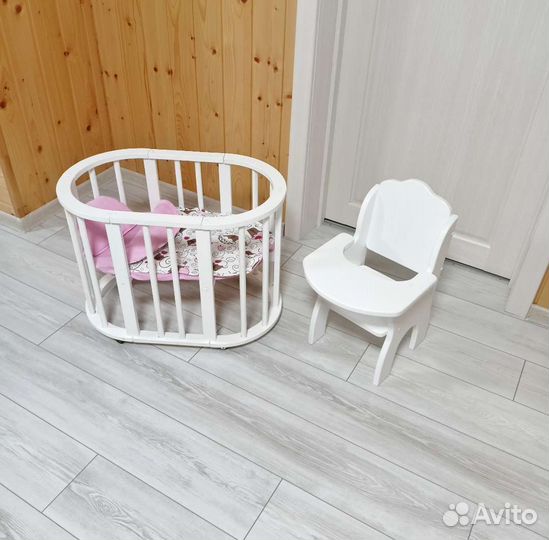 Кроватка люлька для кукол