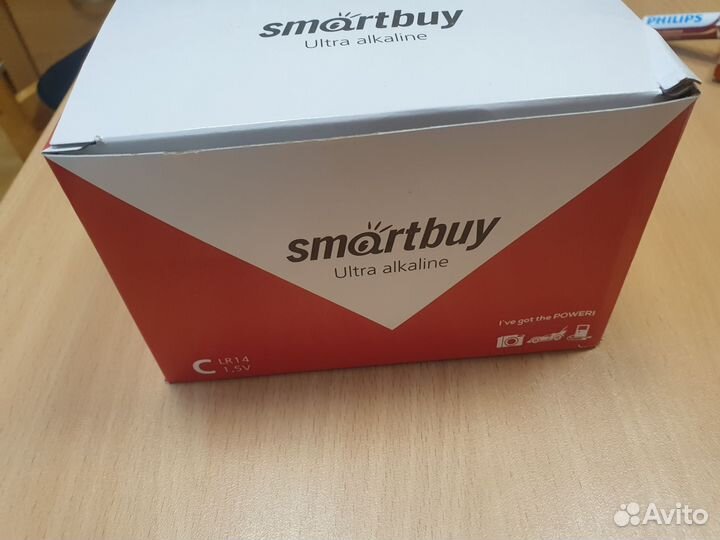 Алкалиновые батарейки Smartbuy LR14