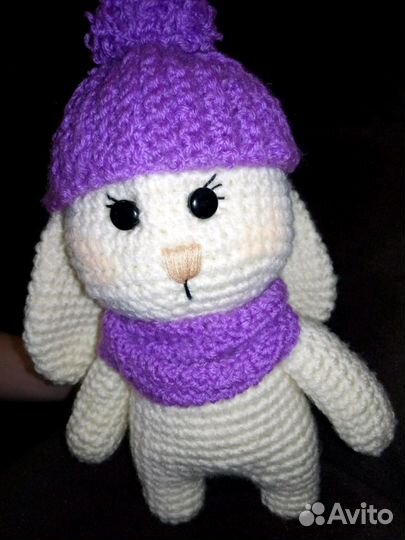 Зайка (ручная работа) 24см