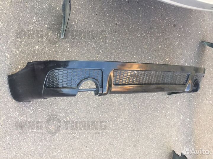 Накладка на задний бампер Audi A4 B6 CSR седан