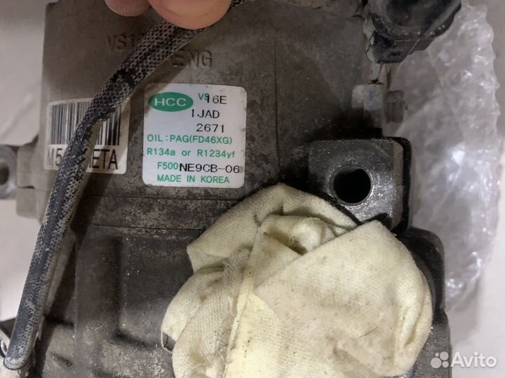 Компрессор кондиционера на запчасти kia sportage 3