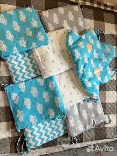 Бортики в детскую кроватку