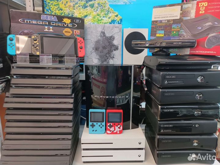 Игровые консоли Xbox PlayStation Nintendo Sega