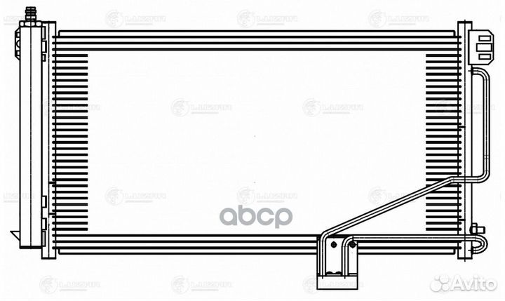 Конденсер MB W203 1.8/2.0/2.4/3.2 00-05 lrac 1503
