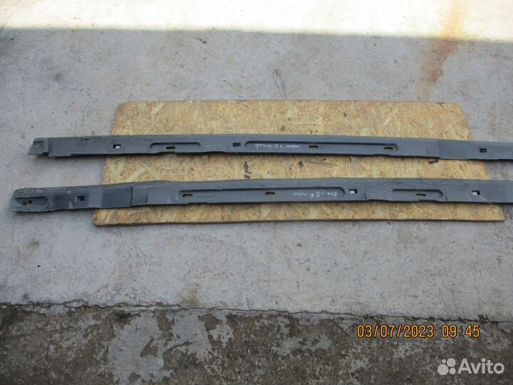 Накладка на порог наружная Форд Фокус 2 хэтчбек