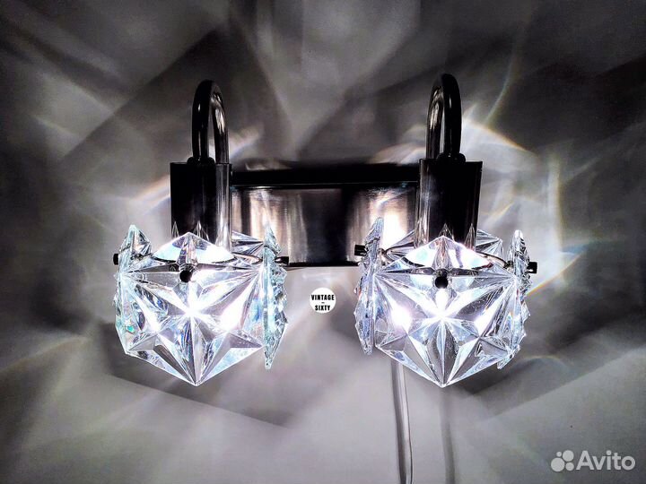 Светильник настенный бра хрусталь СССР