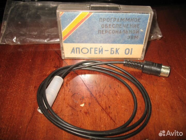 Кассета программного обеспечения компьютера Апогей