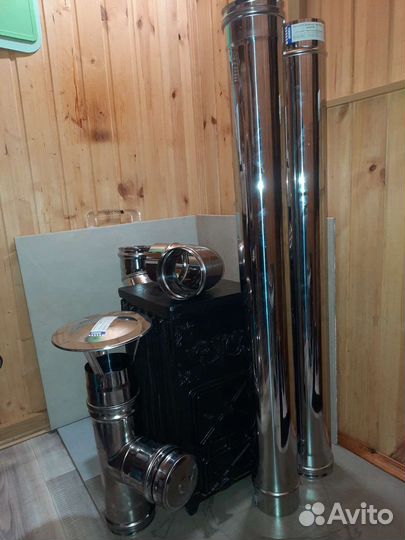 Печь буржуйка чугунная