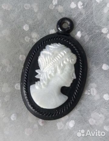 Подвеска камея винтаж СССР