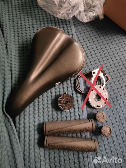 Седло, грипсы, PAS датчик для велосипеда