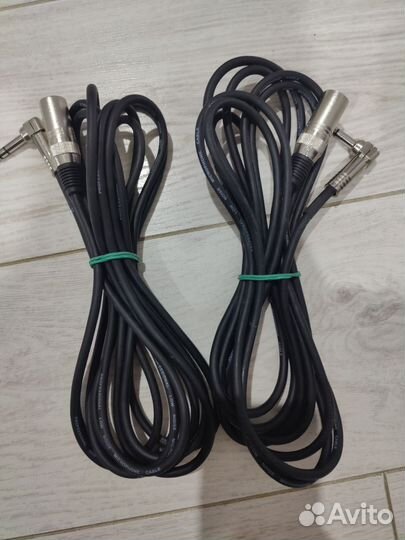 Балансные кабели jack- XLR (5 м.) (пара)