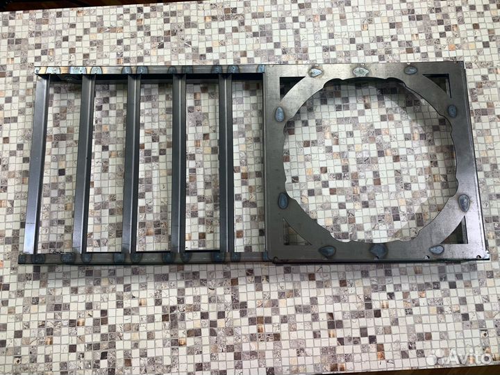 Решётка костровая с секцией под казан d 250мм