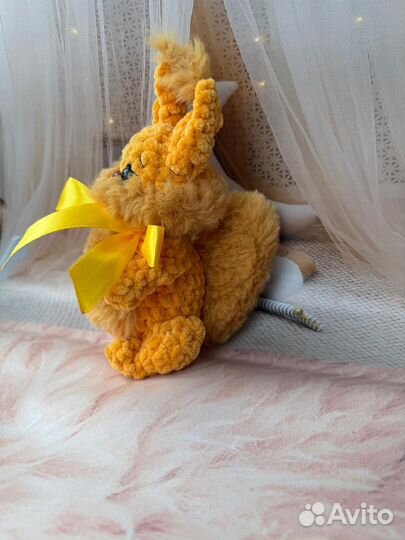 Плюшевая белочка