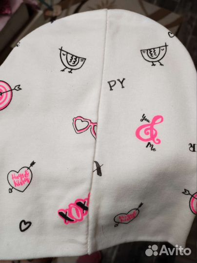 Комплект шапка и снуд для девочки