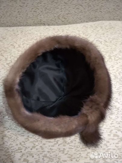 Шапка норковая женская