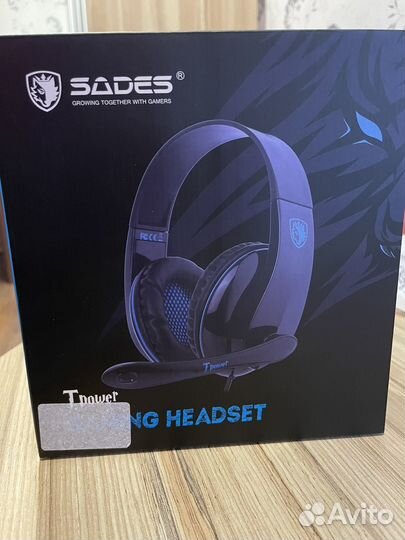 Наушники с микрофоном sades