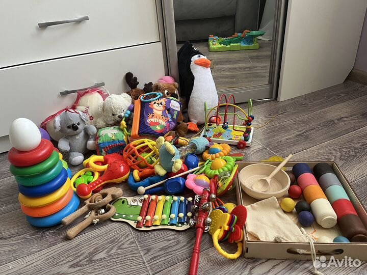 Развивающие, мягкие игрушки пакетом