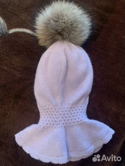 Шапка зимняя для девочки 48 50